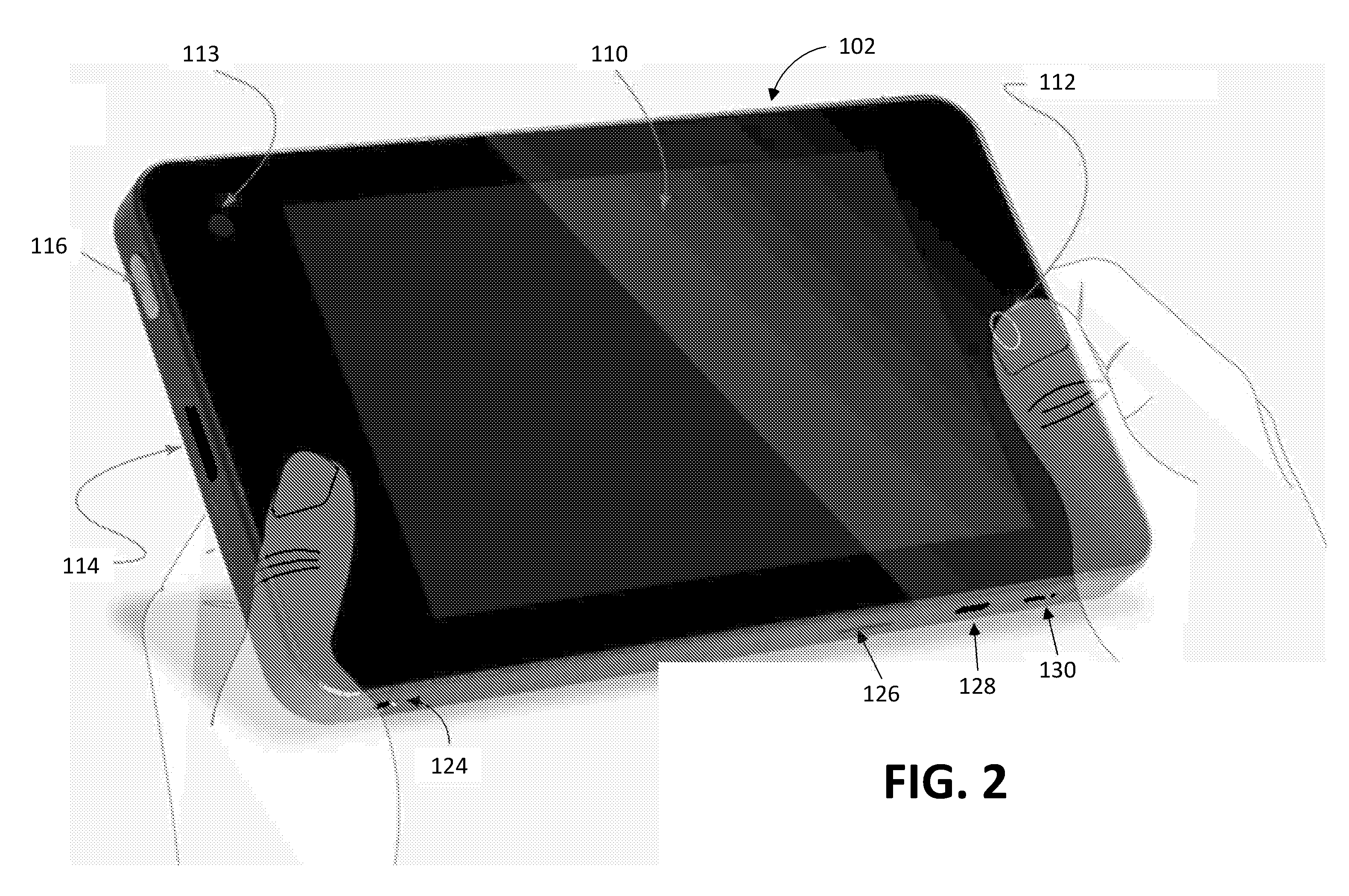 Handheld processing device including medical applications for minimally and non invasive glucose measurements