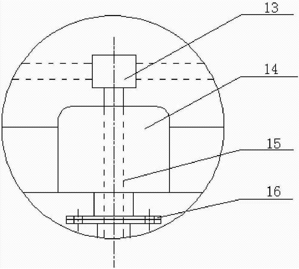 Rotating powder spraying device used for modifying of steel ladle slag and modifying method