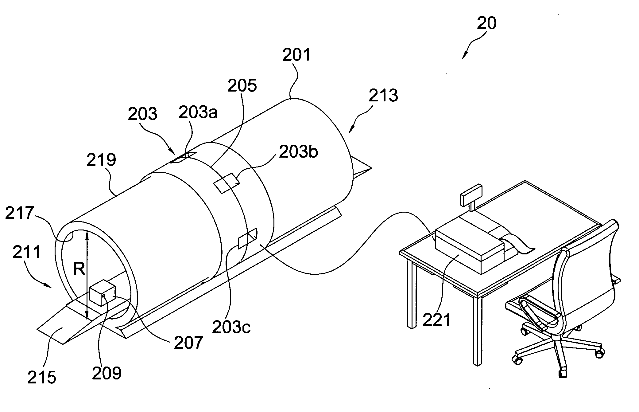 System for detecting an RFID tag