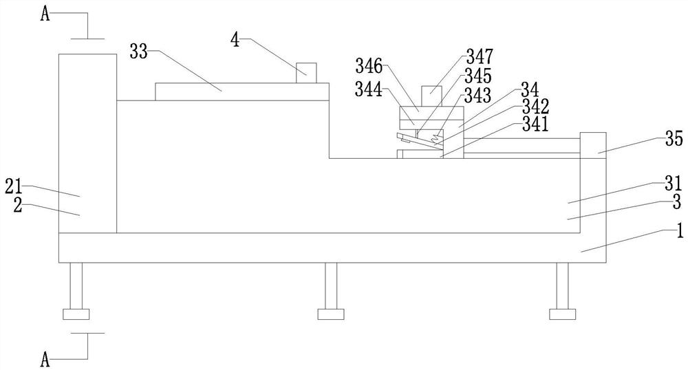 Polyester linen-like fabric production process