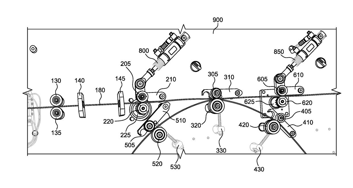 Metal wire feeding system