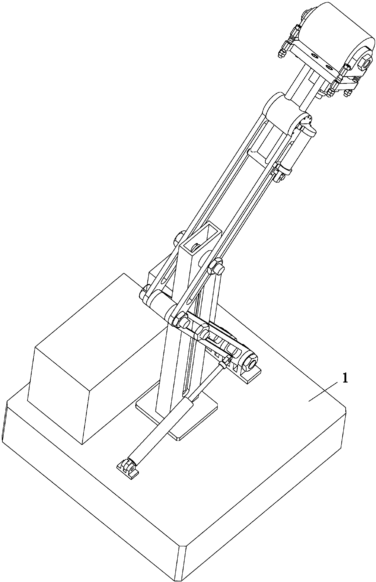 Automatic mortar spraying and roll levelling machine for wall face construction of building