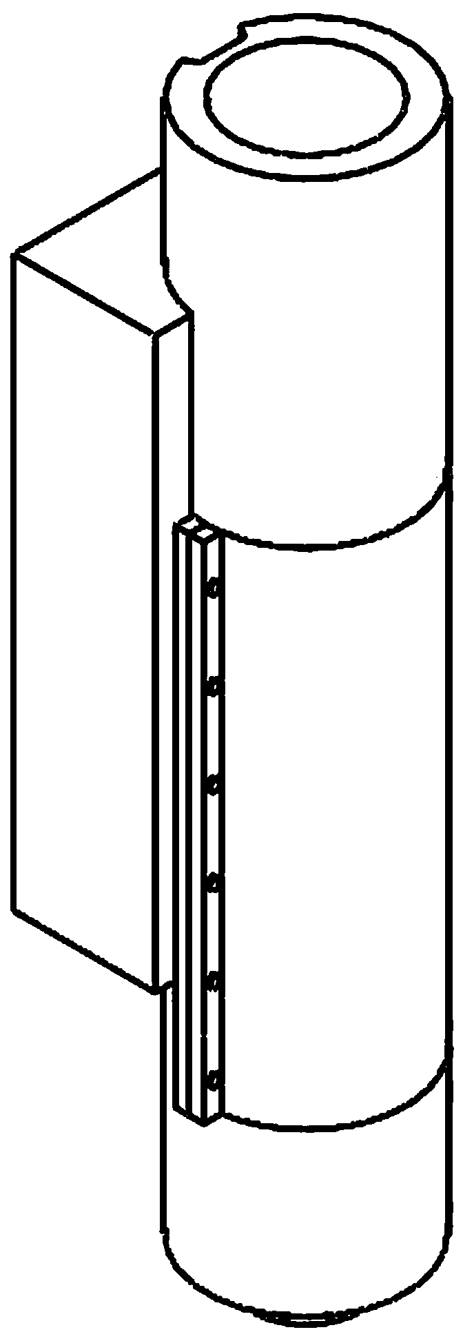 Ram component on processing machine tool