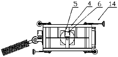 An automatic cleaning device for factory floors