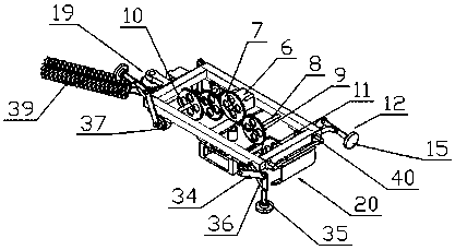 An automatic cleaning device for factory floors