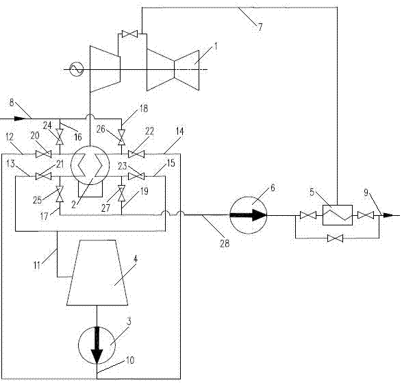 A Fully Adaptable Single Rotor Low Vacuum Circulating Water Heating System