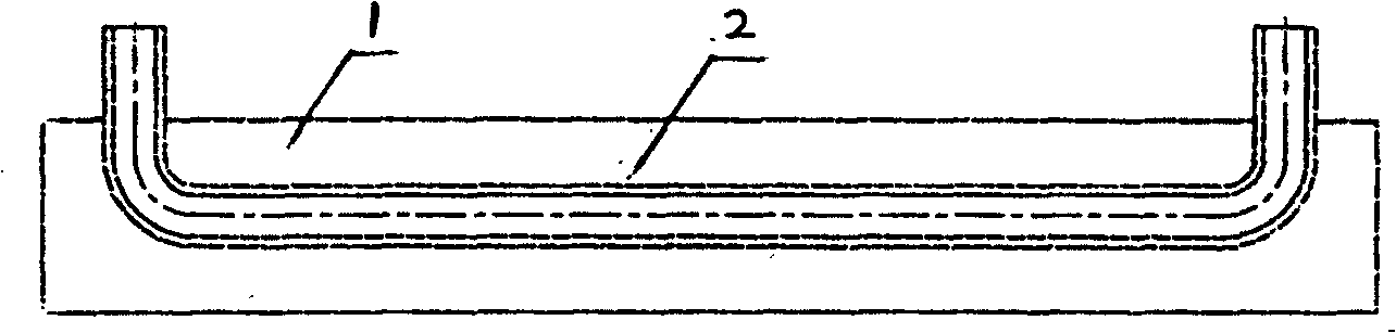 Cast-iron cooling wall and manufacturing method thereof