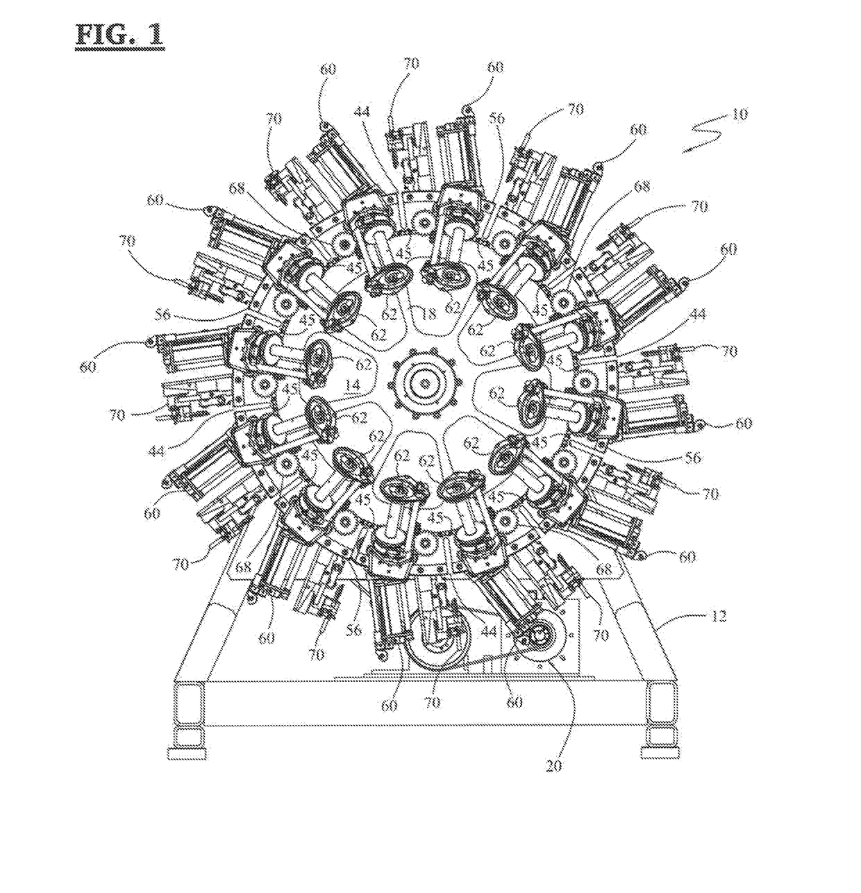 Rotary braiding machine