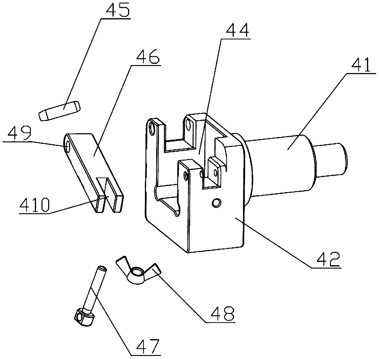 Pneumatic motor side polishing base