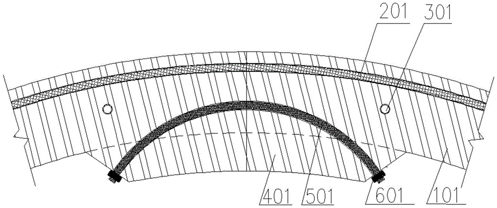 A shield tunnel segment longitudinal seam joint