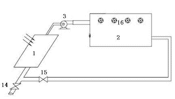 Greenhouse-heat collector-type solar sludge drying system and method