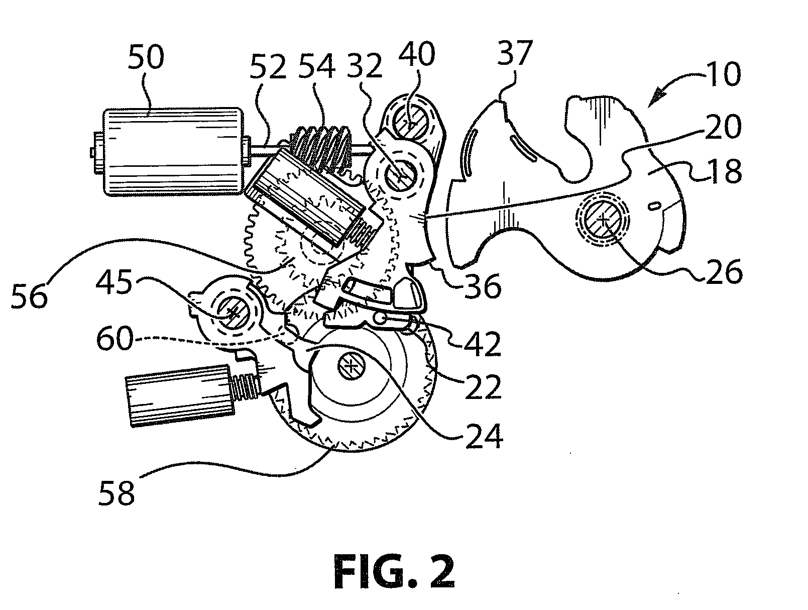 Vehicle latch with secondary engagement between cam and auxiliary pawl