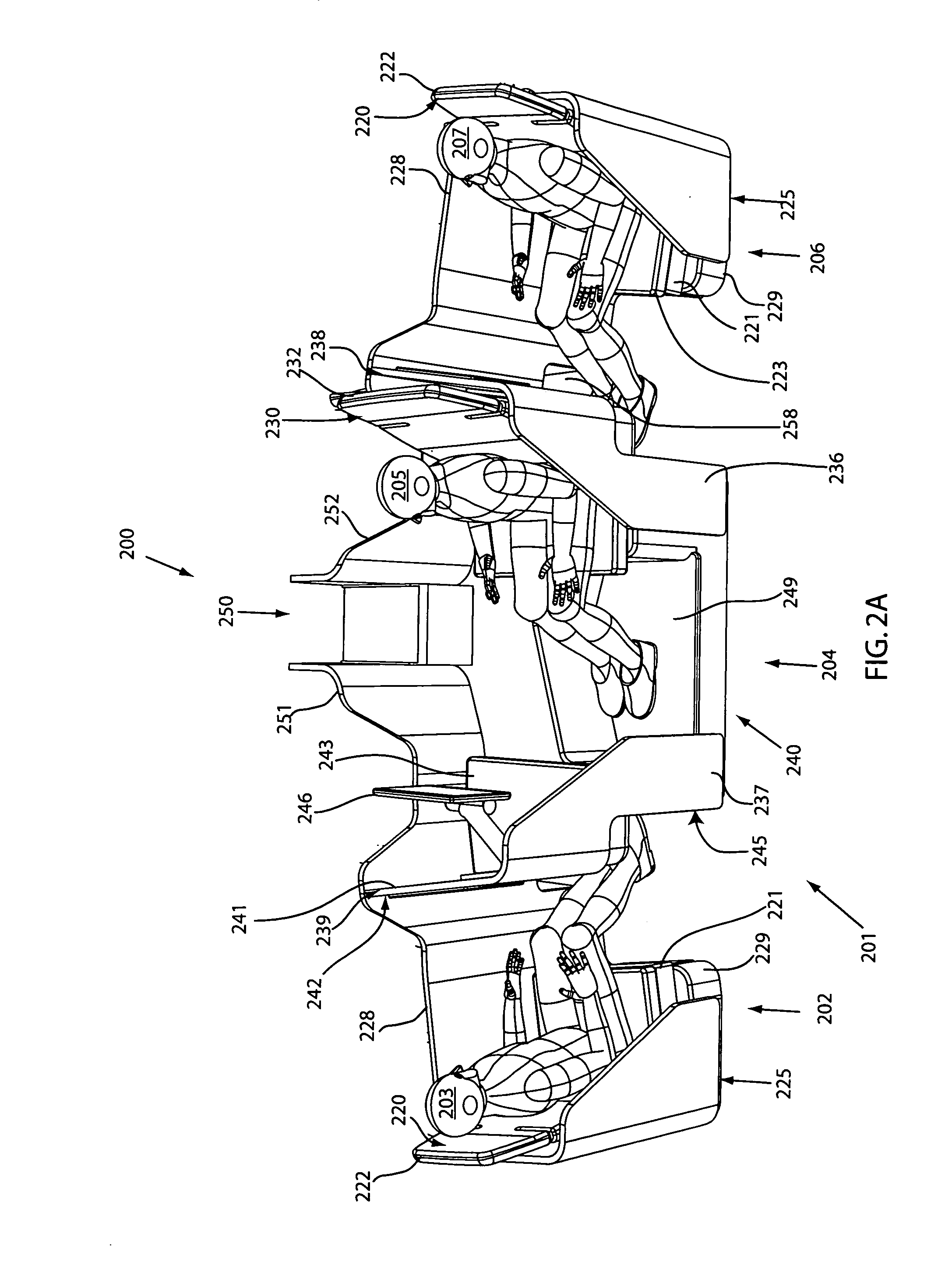 Aircraft seating arrangement