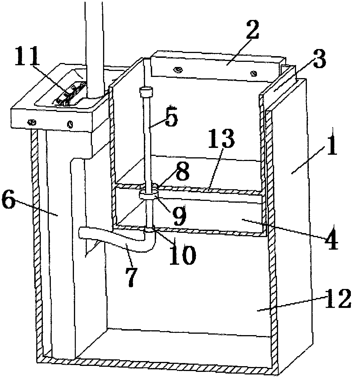 Flat mop cleaning barrel