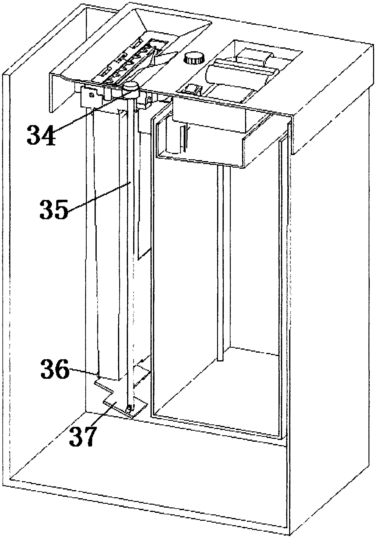 Flat mop cleaning barrel