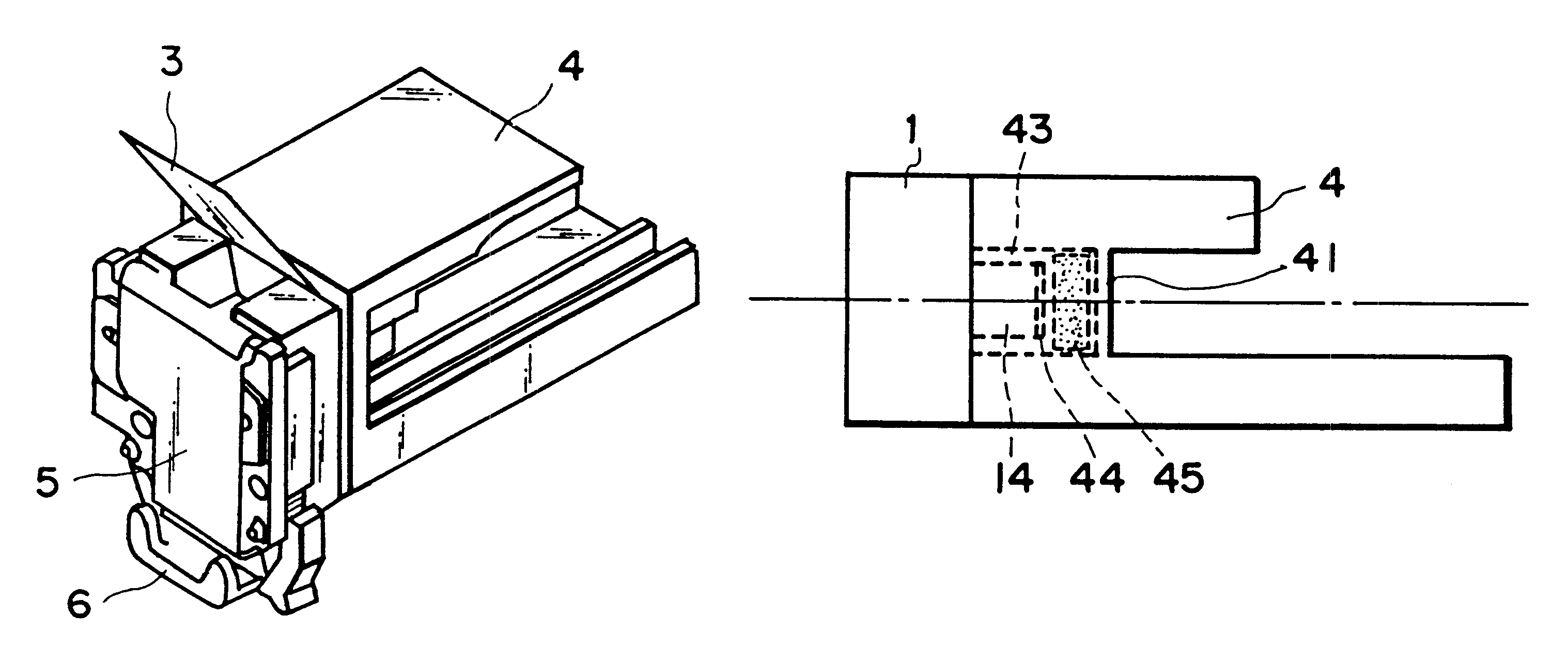 Ink jet head cartridge and ink jet apparatus having same