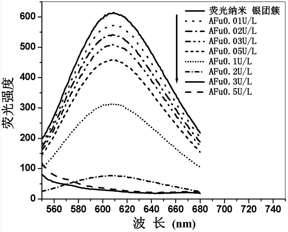 Fluorescent silver nanocluster as well as preparation method and application thereof