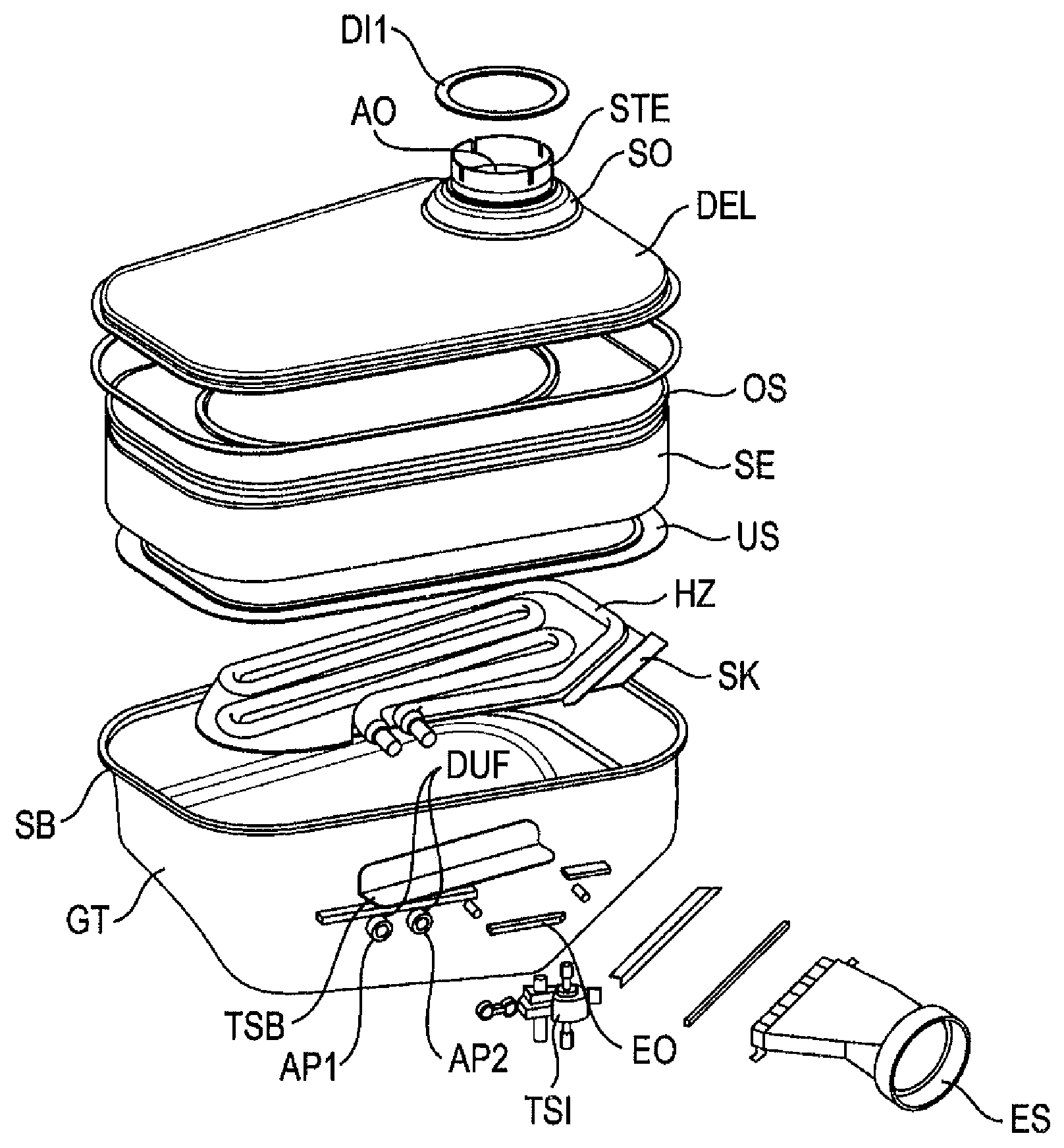 Dishwasher machine comprising a sorption drying device