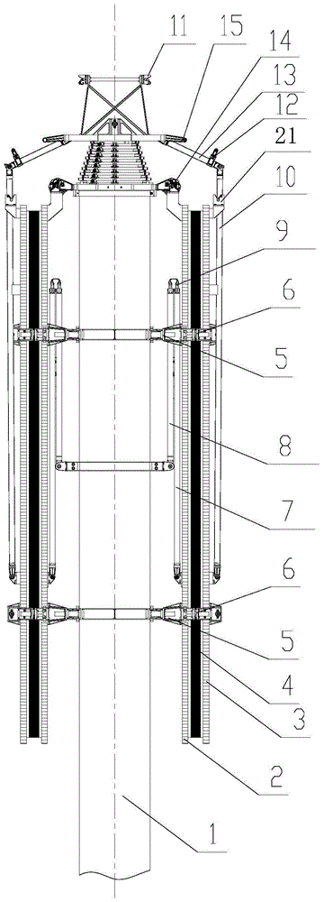 A flexible solar wing with four-link deployment configuration