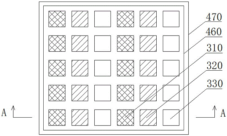 Micro-LED (Micro-light emitting diode) array backlight source-based ink-jet printing quantum dot display device