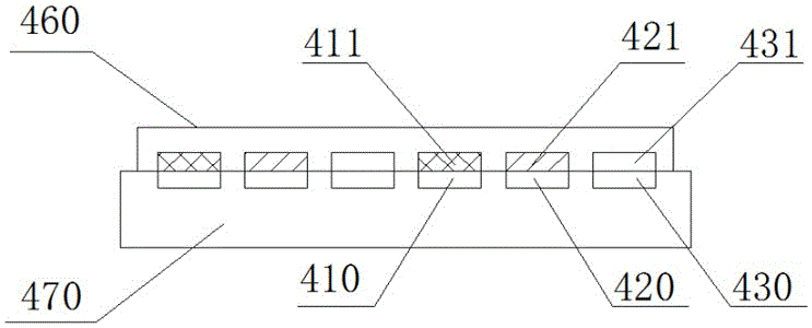 Micro-LED (Micro-light emitting diode) array backlight source-based ink-jet printing quantum dot display device