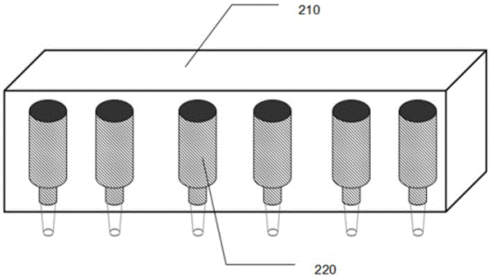 Micro-LED (Micro-light emitting diode) array backlight source-based ink-jet printing quantum dot display device