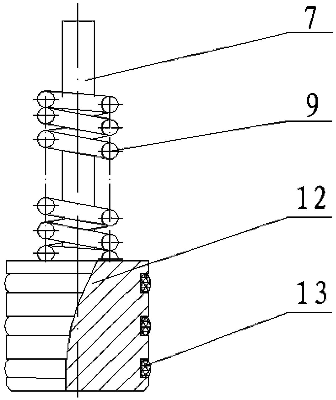 Buried steel pipeline coating stripping and corrosion test method under stress and stray current coupling effect