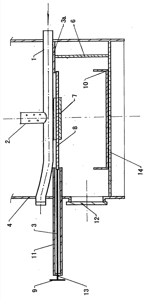 Hearth push-pull type ash discharging device for biomass gasifying furnace