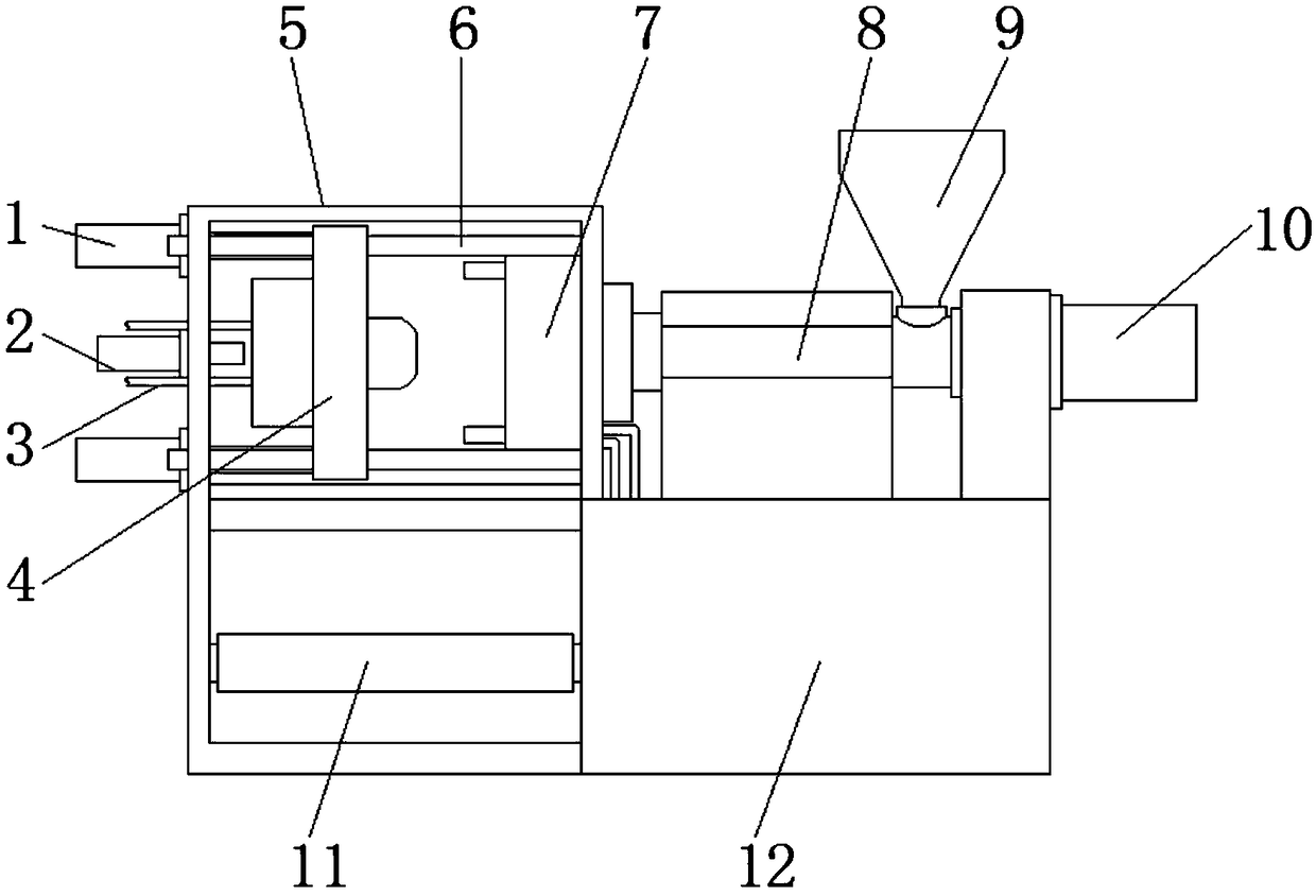 Injection mold for quick cooling and convenient demolding