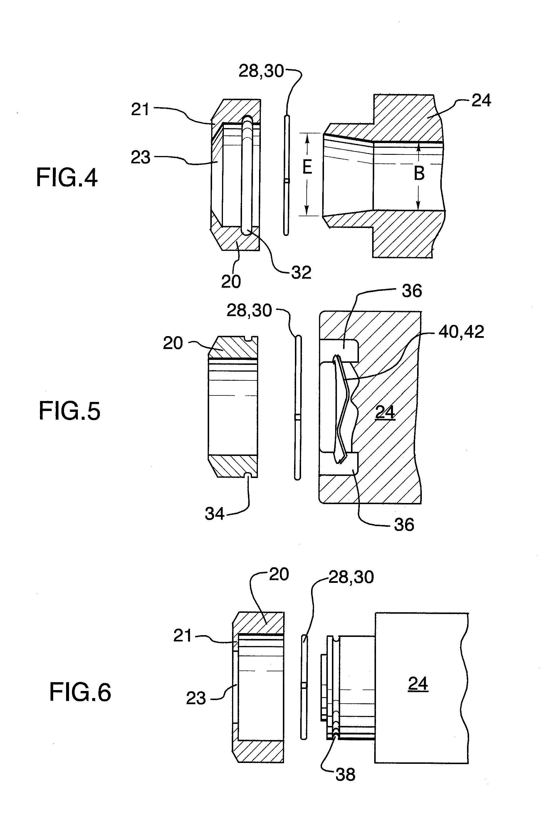 Gap seal for gun