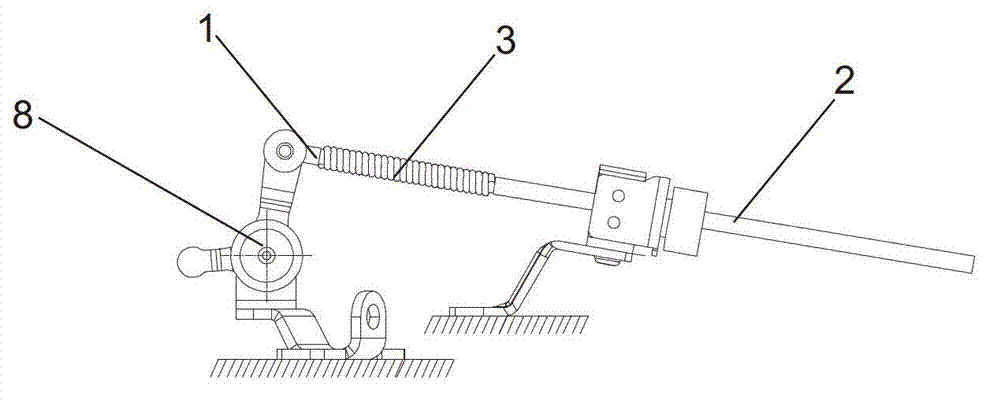 Over-positioning elastic push-pull cable flexible shaft