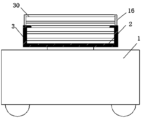 Working platform used for courtyard of super high-rise building