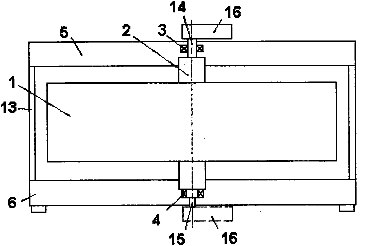 Transmission system of rotary-type heat exchanger