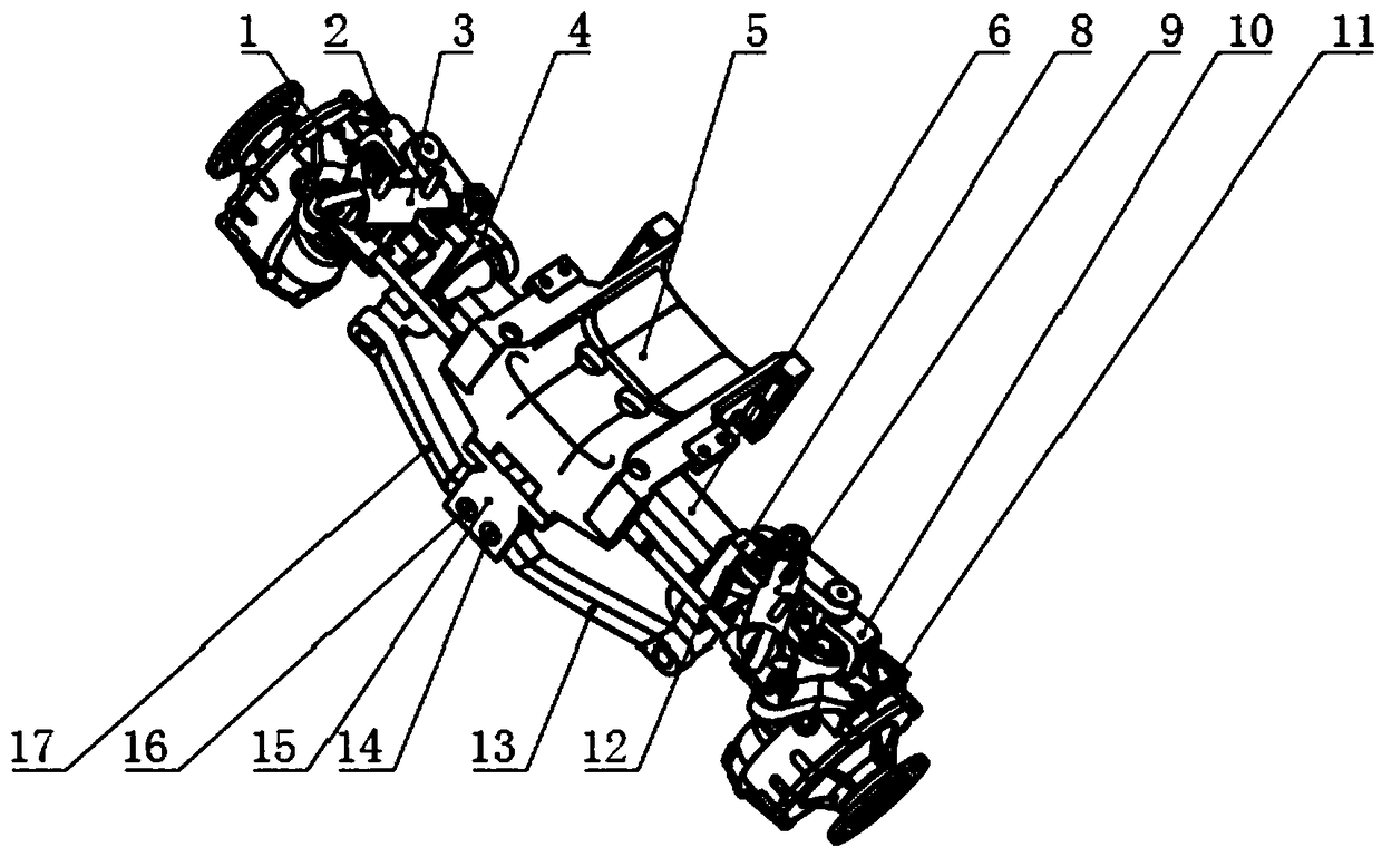 Double-hydraulic-cylinder power-assisted steering drive axle adopting lower-arranged adjusting arms