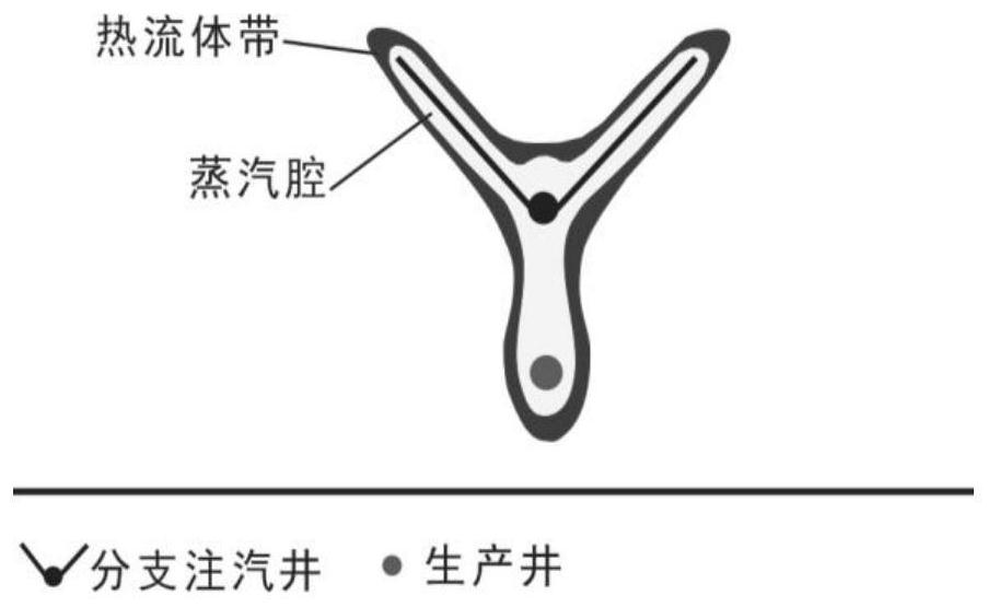 Super heavy oil reservoir multi-branch SAGD reservoir expansion oil extraction method