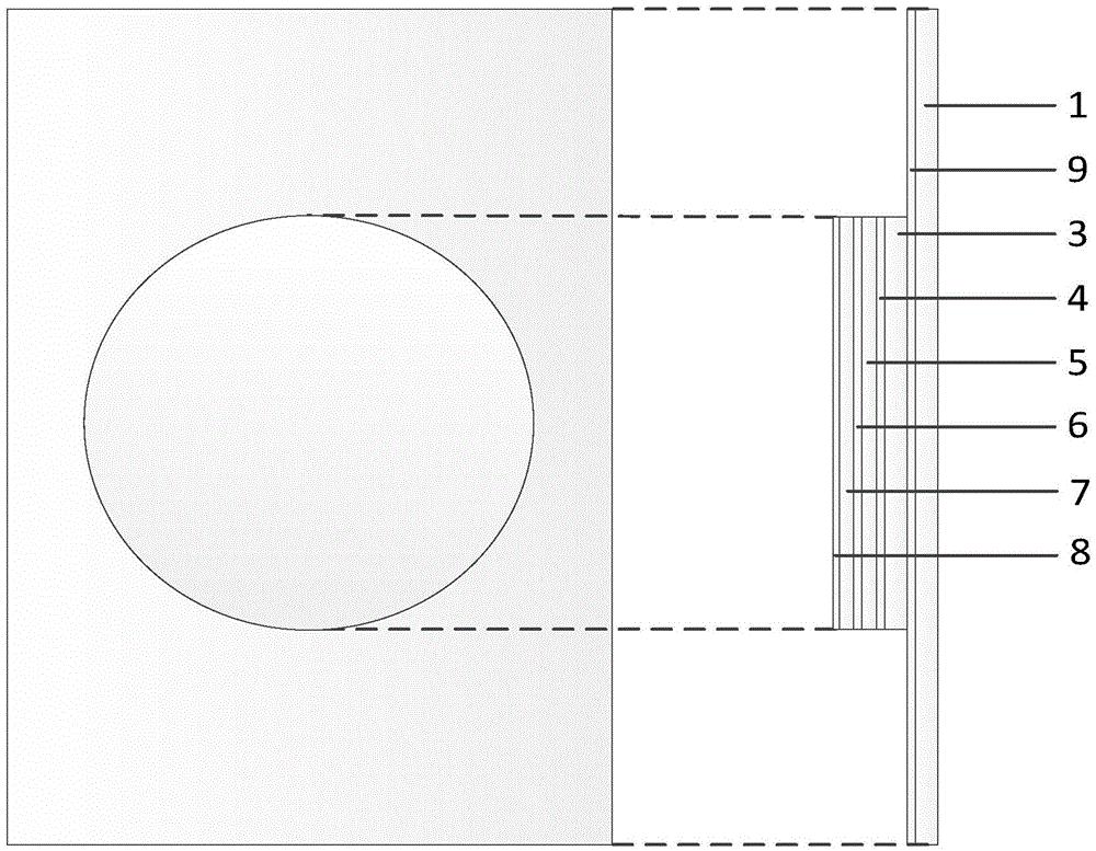 Flexible graphene electroencephalogram capacitive electrode capable of inhibiting motion artifacts