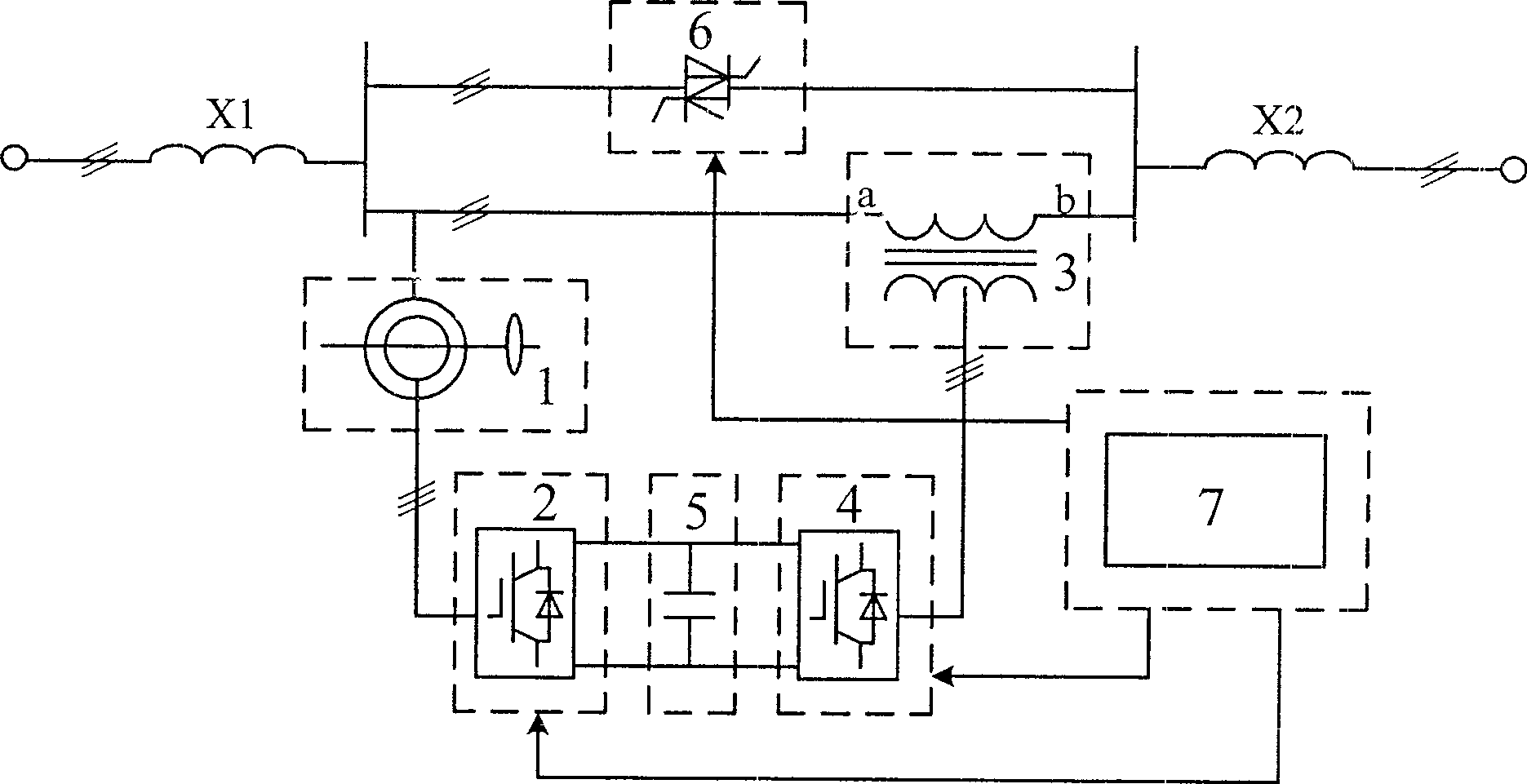 Flexible AC transmitting system based on flywheel energy storage