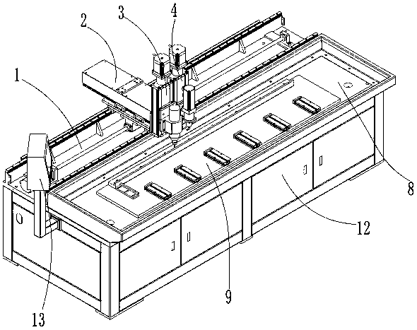 Automatic drilling and tapping device and method