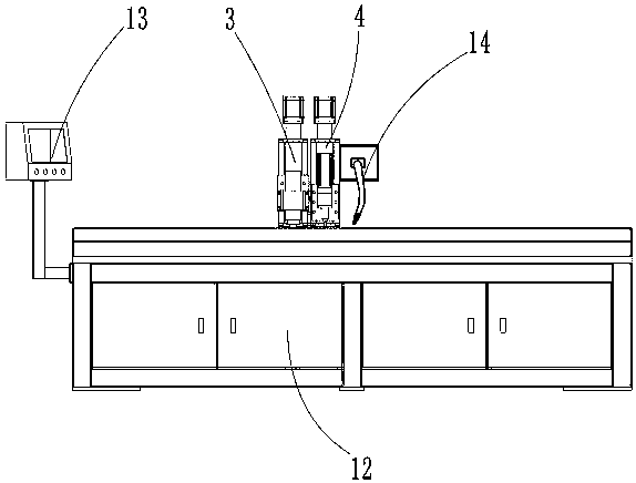 Automatic drilling and tapping device and method