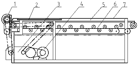 Feeding and breaking mechanism for integral jute and ambary hemp stripping machine