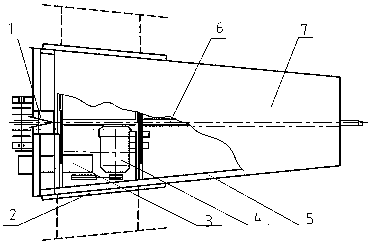 Feeding and breaking mechanism for integral jute and ambary hemp stripping machine