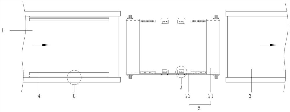 Clamp equipment special for fiberboard production