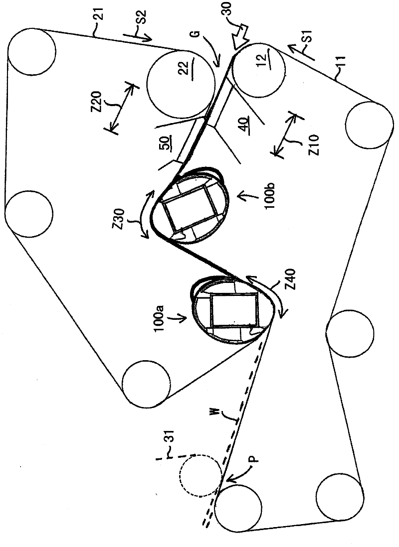 Forming section