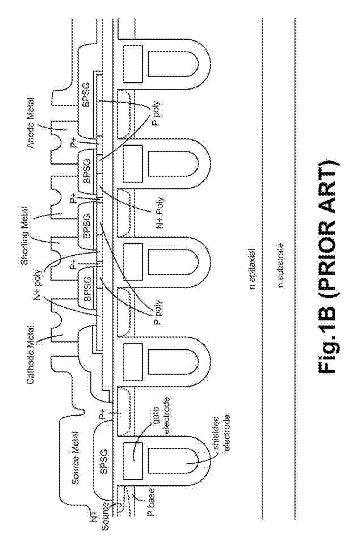 Semiconductor power device having shielded gate structure and ESD clamp diode manufactured with less mask process