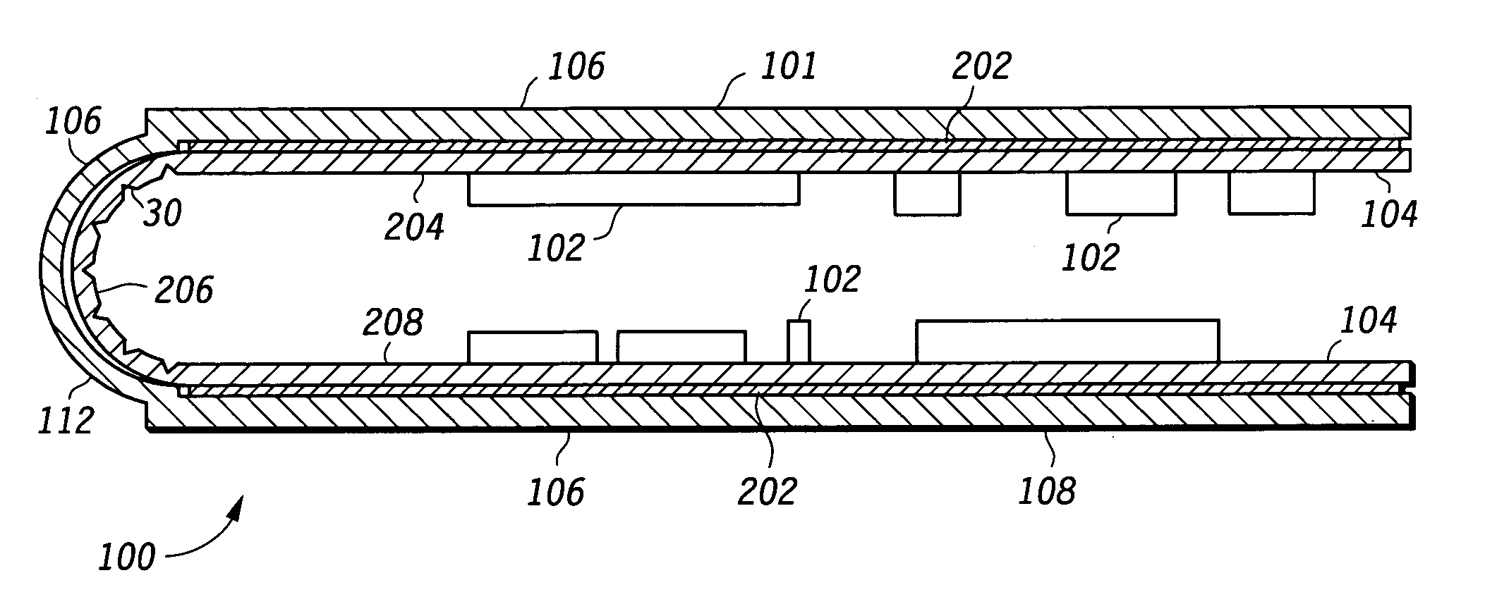 Flexible circuit board assembly