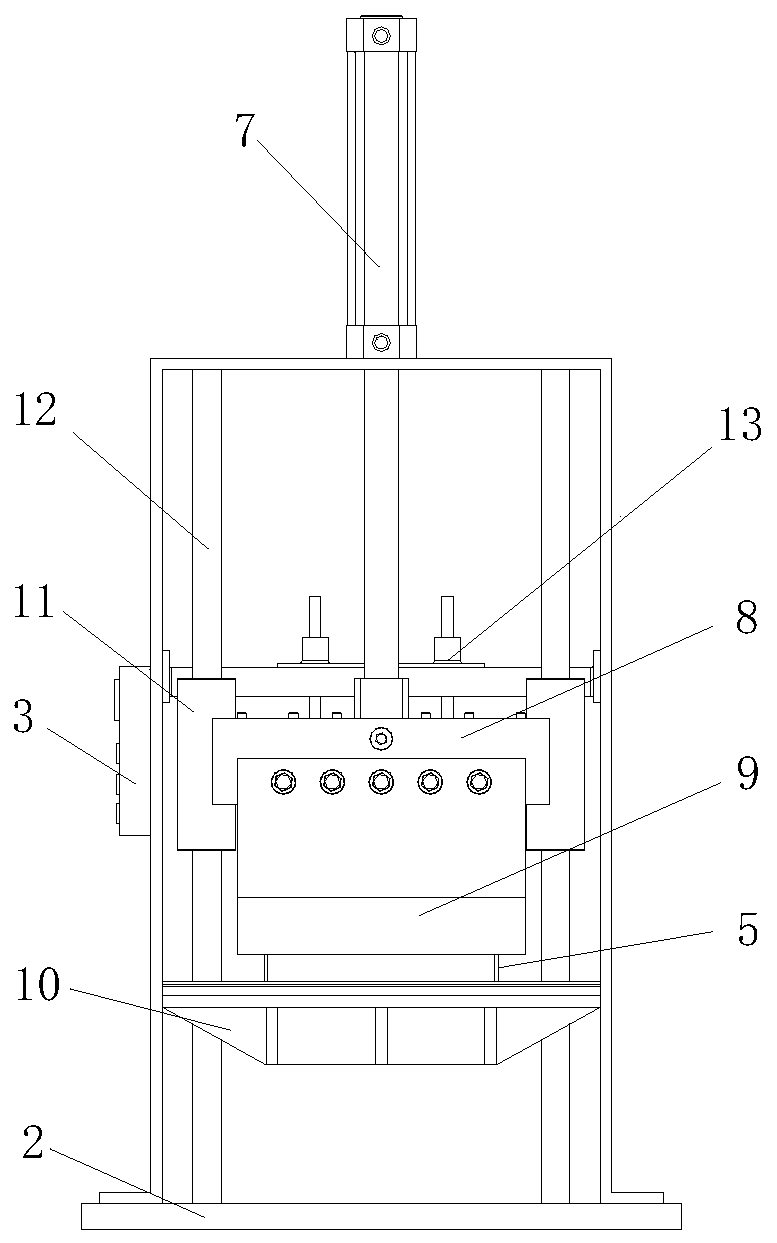 Small-sized efficient cutting device for environment-friendly plate machining