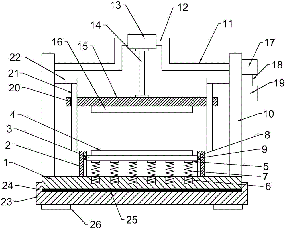 Continuous and stable hot-pressing equipment for furniture boards