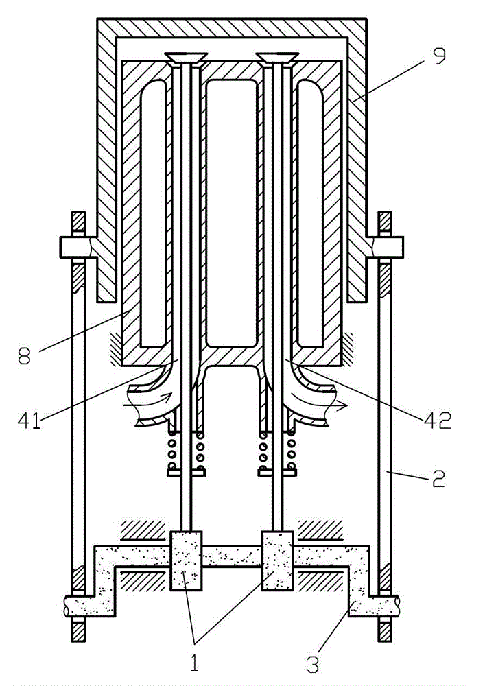 crankshaft cam valve train