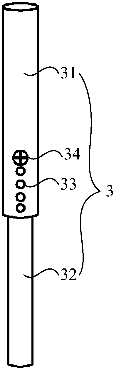 Air type electrostatic discharge testing device and testing method