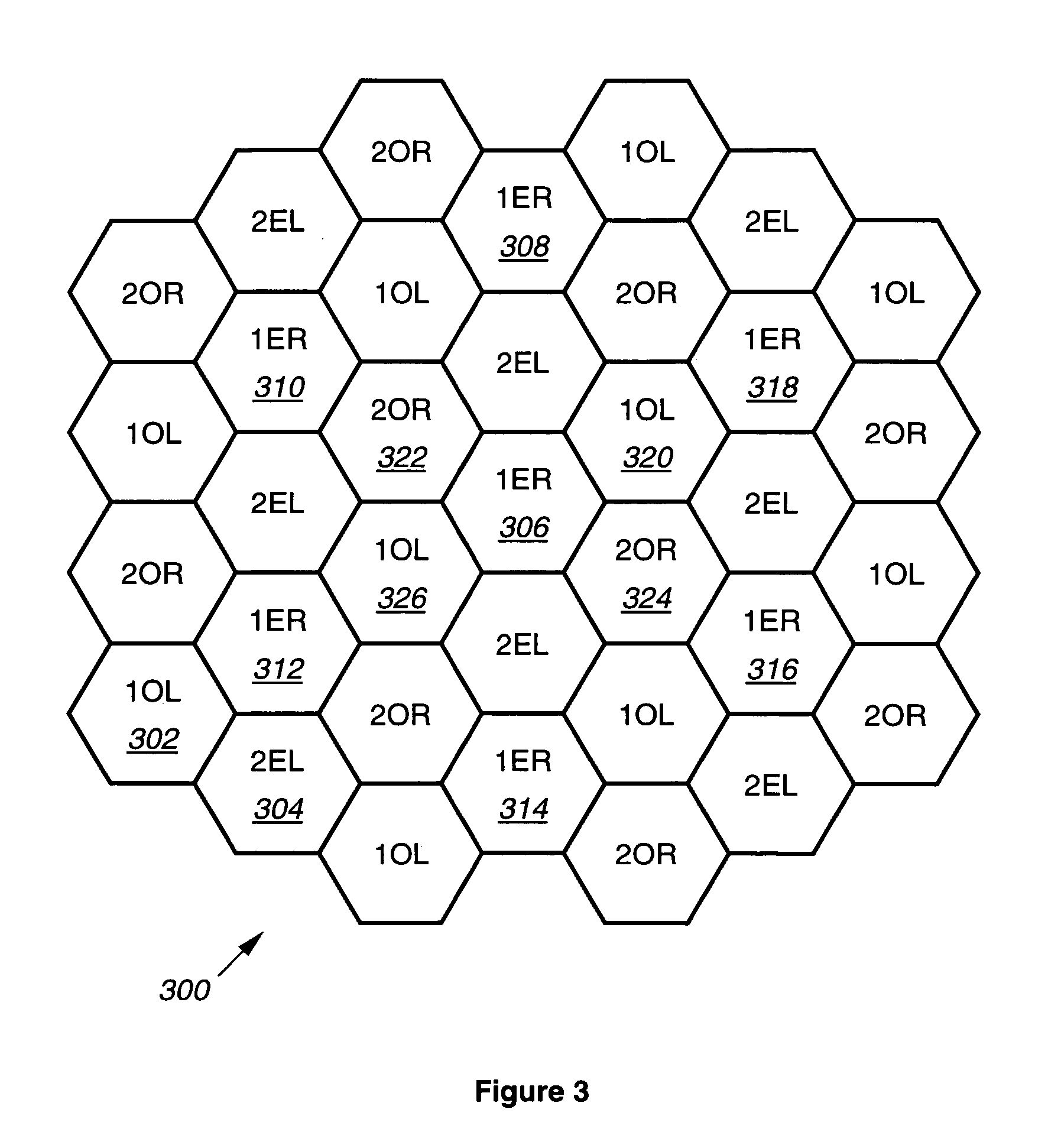 Beam hopping self addressed packet switched communication system with multiple beam array antenna